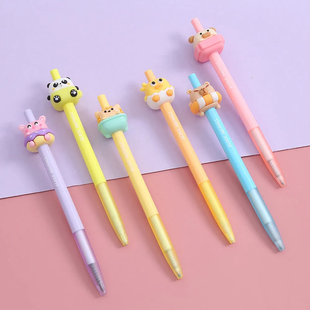 22652 ADORABLE ANIMALS RETRACTABLE GEL PEN-36