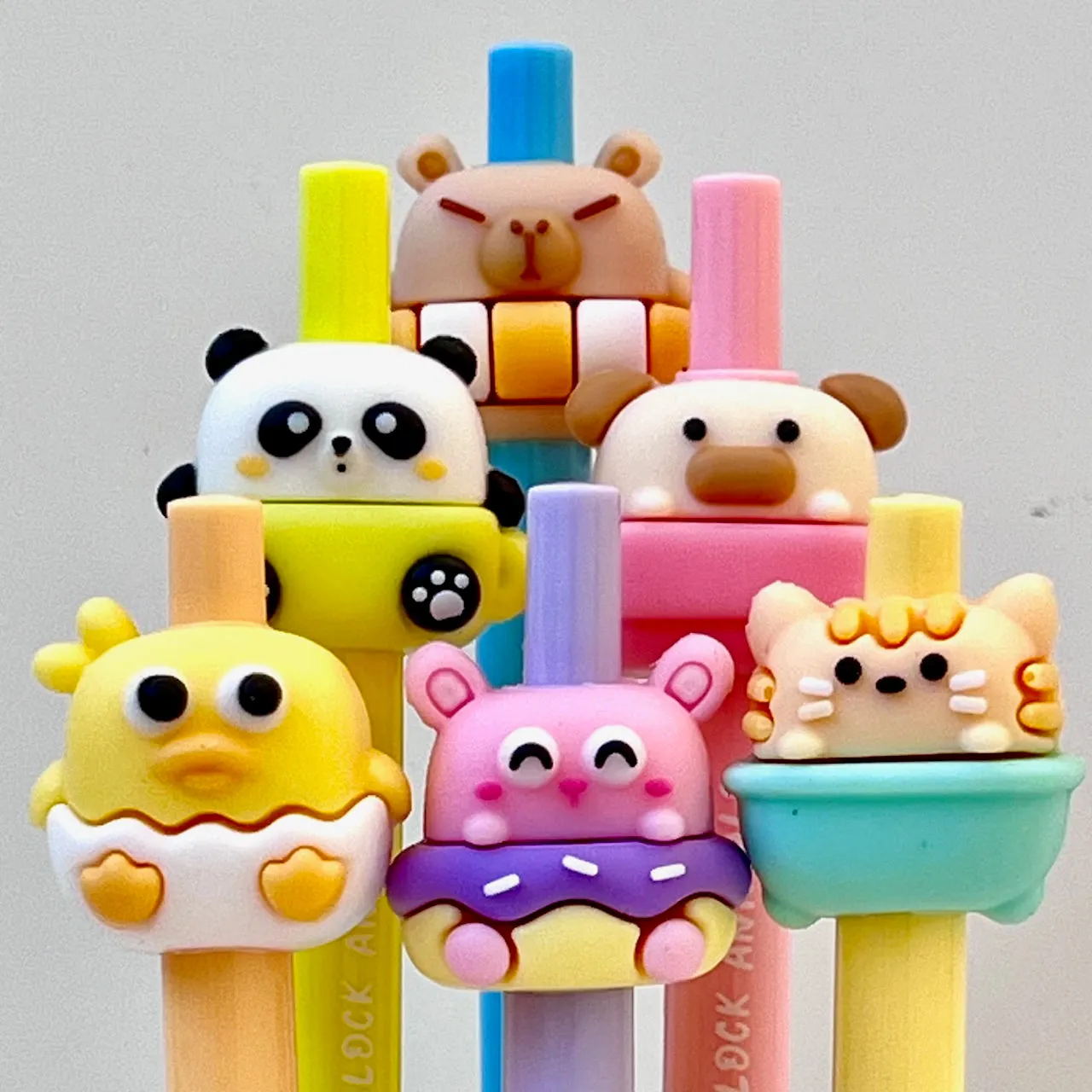 22652 ADORABLE ANIMALS RETRACTABLE GEL PEN-36