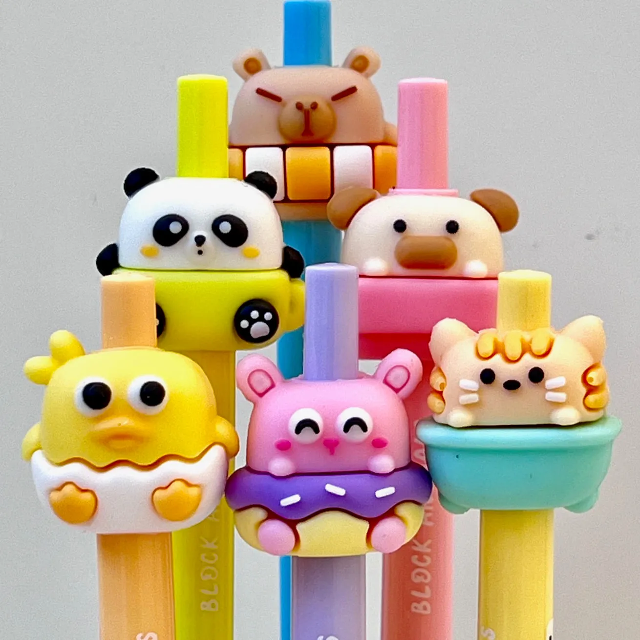 22652 ADORABLE ANIMALS RETRACTABLE GEL PEN-36