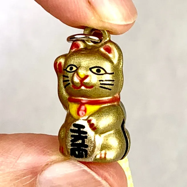 70608 BRONZE MANEKI CAT BELL-10