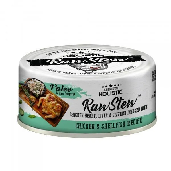 Absolute Holistic RawStew Cat Chicken & Shellfish Wet Food 80g