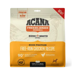 Acana Freeze-Dried Food Free-Run Chicken Recipe Morsels for Dogs