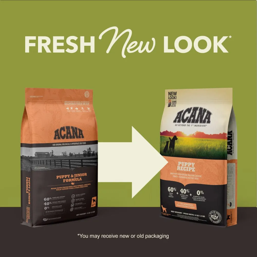 ACANA Puppy & Junior Formula Grain Free Dry Dog Food