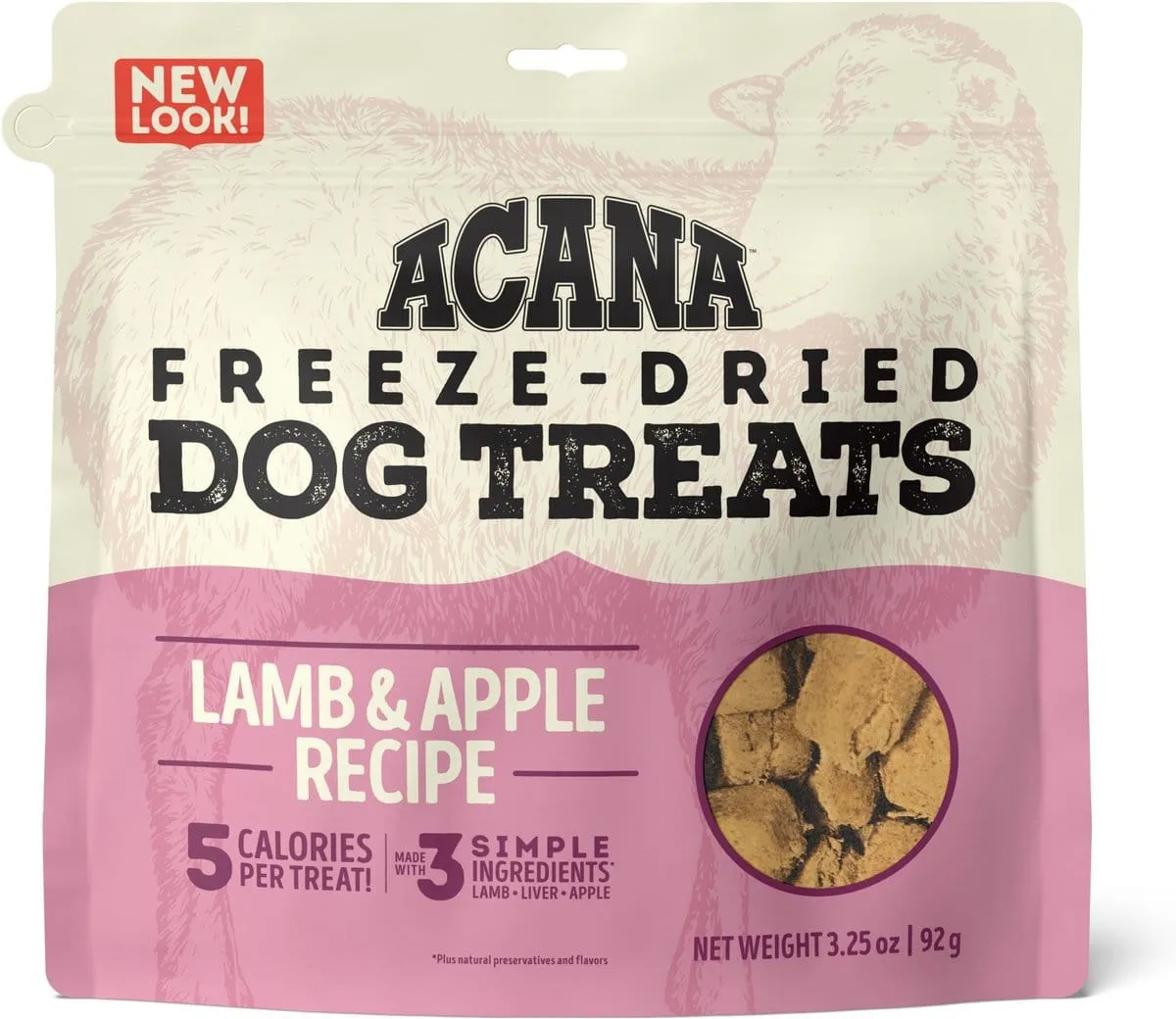 ACANA Singles Grain Free Limited Ingredient Diet Lamb & Apple Formula Dog Treats