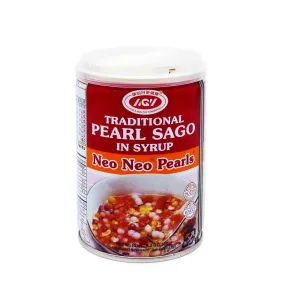 AGV Traditional Pearl Sago in Syrup 9.2oz