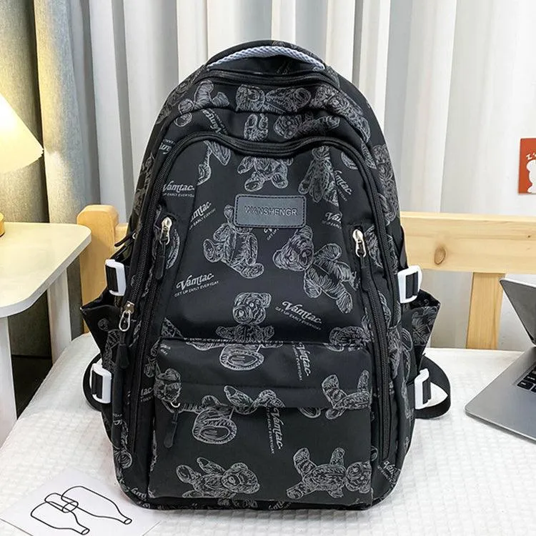 Bear Hug: Adorable Pattern Backpack Bag