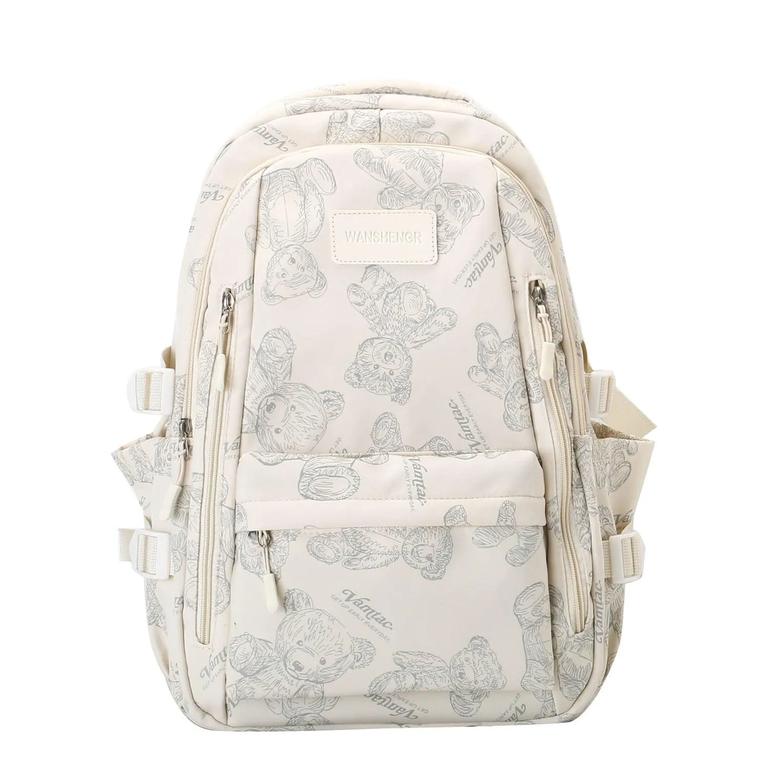 Bear Hug: Adorable Pattern Backpack Bag