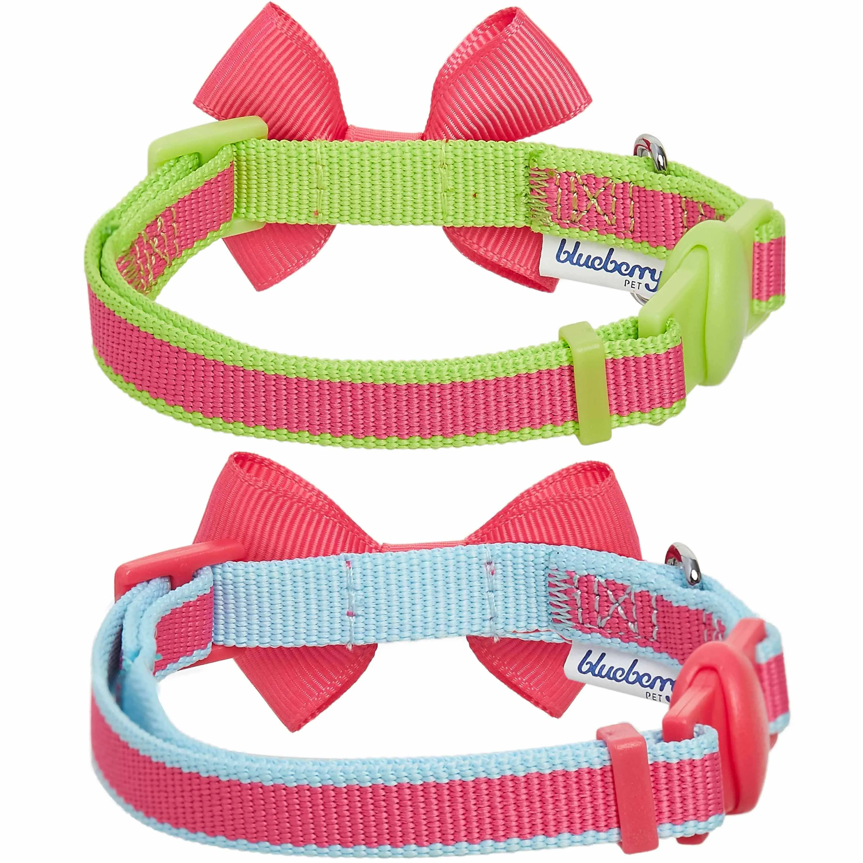 Classic Solid Cat Collar, 2 Pack