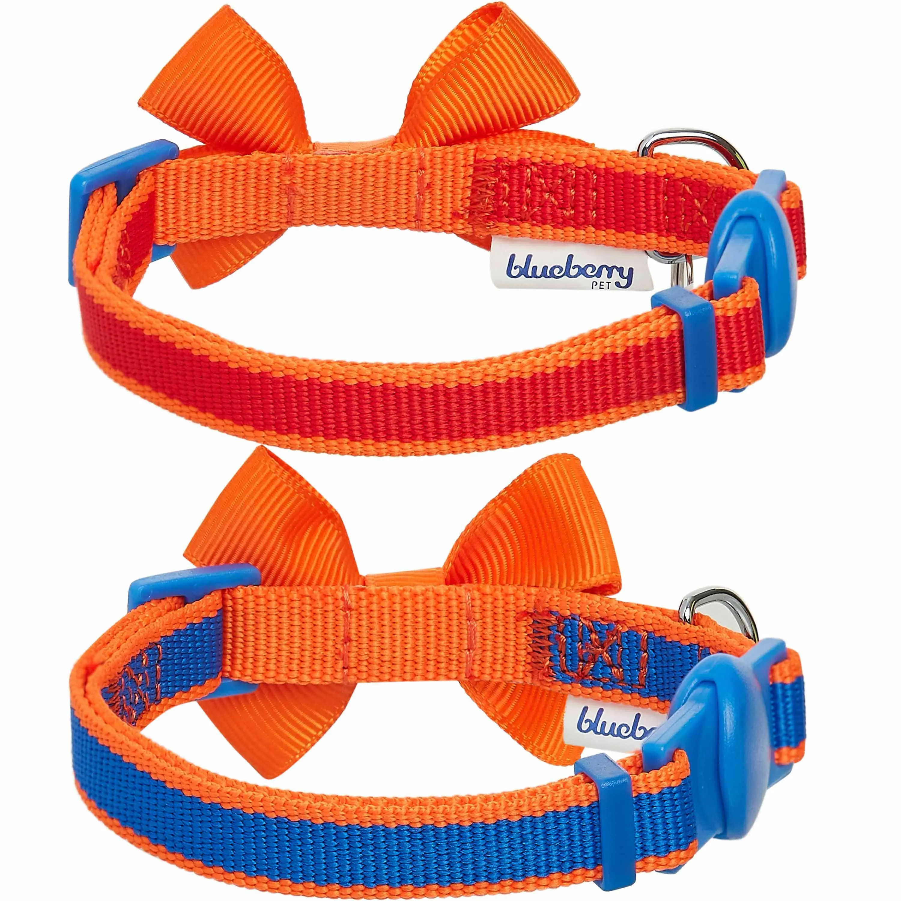 Classic Solid Cat Collar, 2 Pack