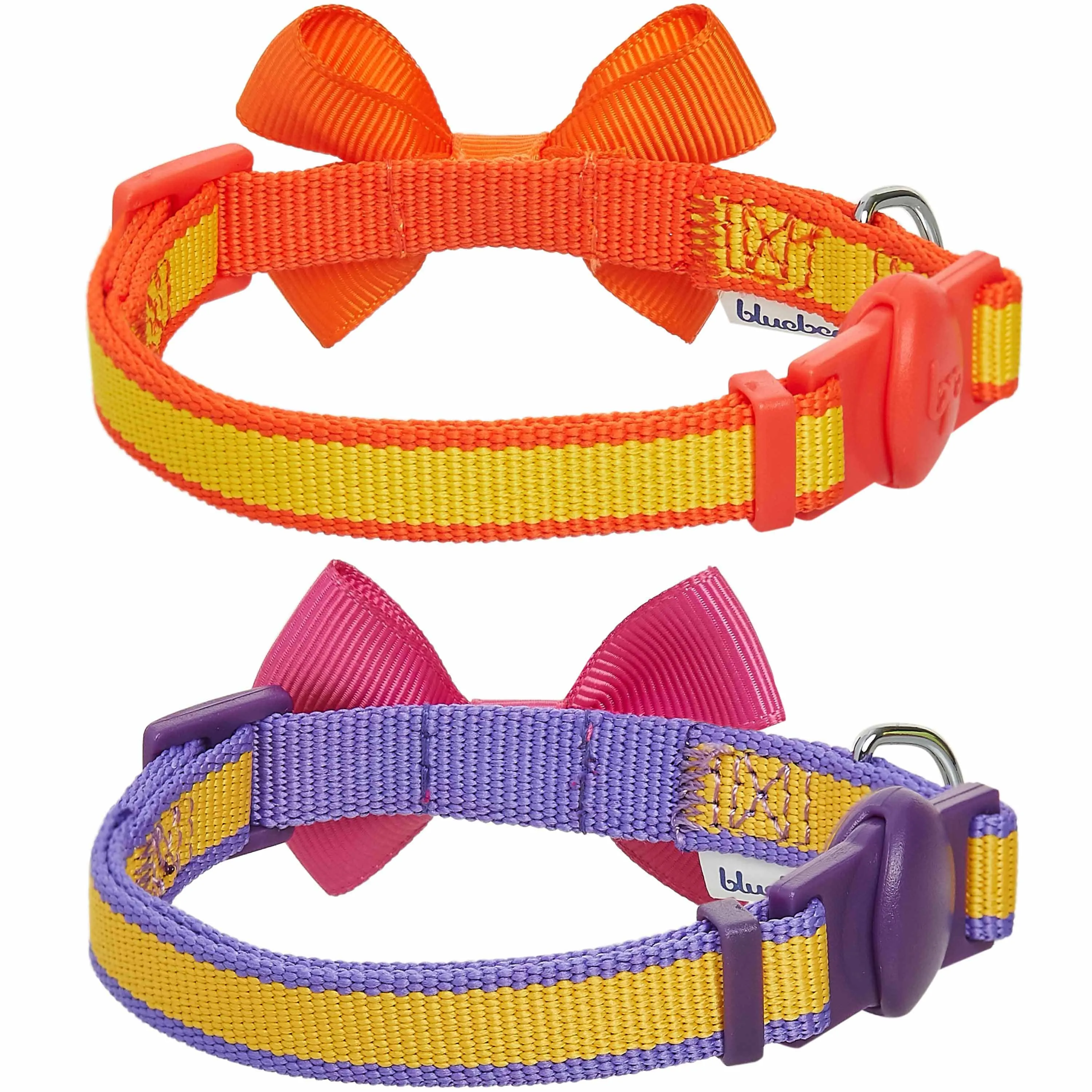 Classic Solid Cat Collar, 2 Pack