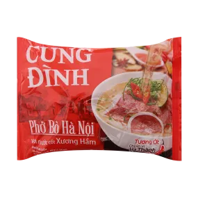 Cung Dinh Rice Noodle Beef Flavour Bag 68g - Pho Bo