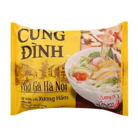 Cung Dinh Rice Noodle Chicken Flavour Bag 68g - Pho Ga