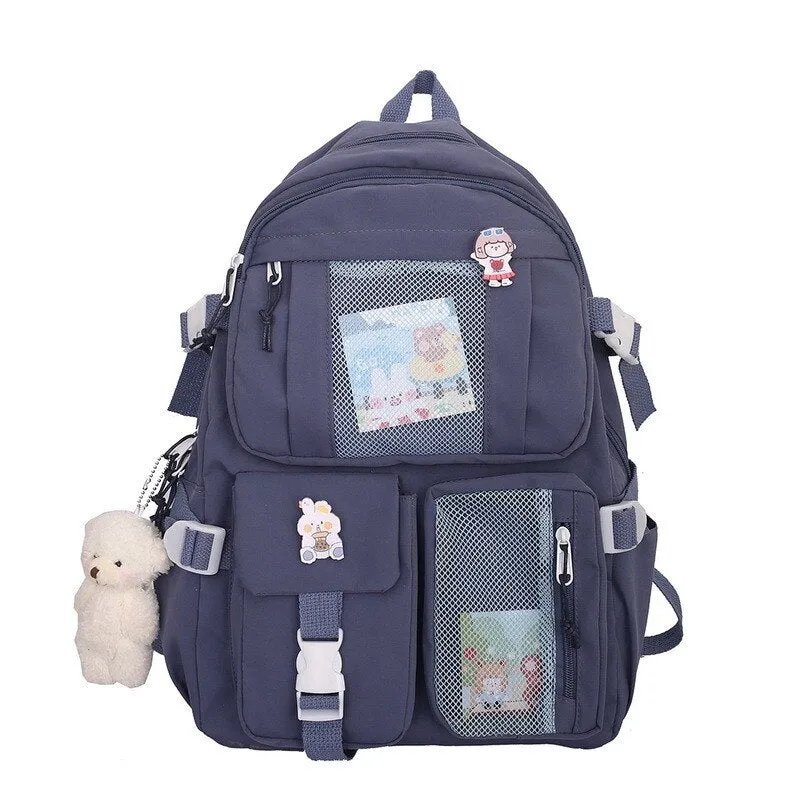 deanwangkt  Buckle Badge Women's Backpack