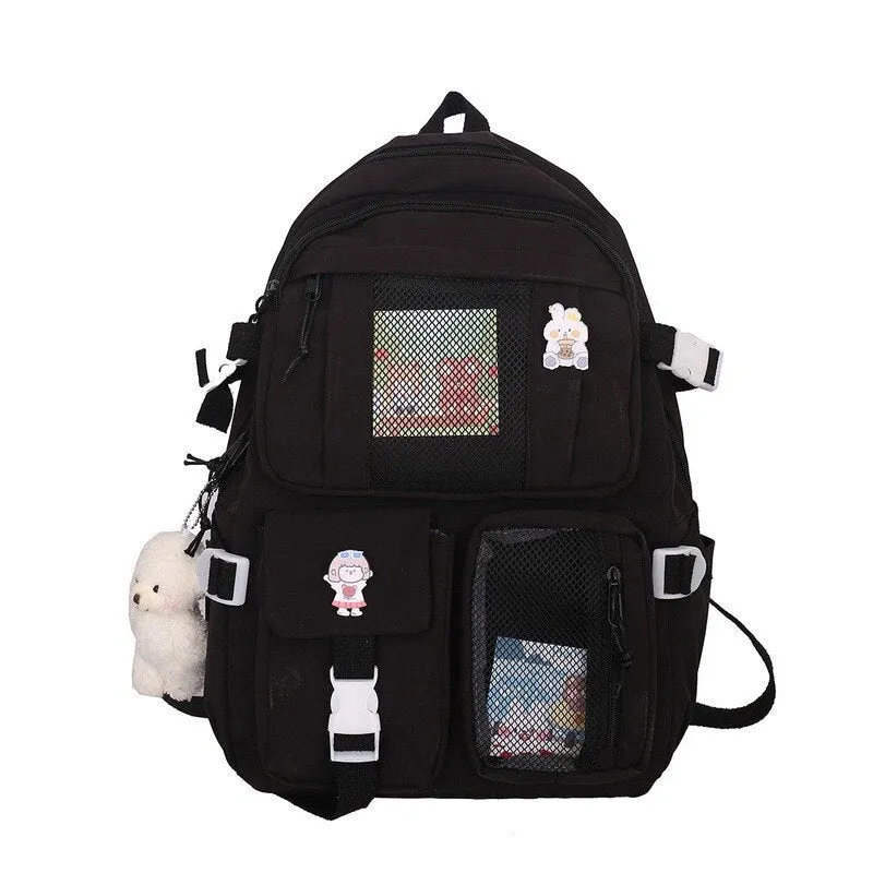 deanwangkt  Buckle Badge Women's Backpack