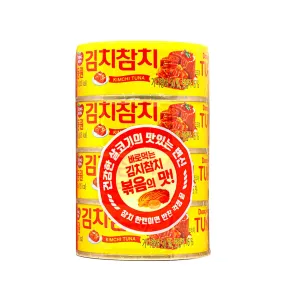 Dongwon Kimchi Tuna 3.17oz x 4P, 12.68oz