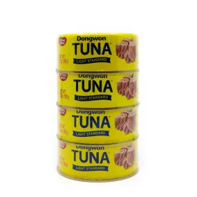 Dongwon Tuna Light Standard 150g (Pack of 4)