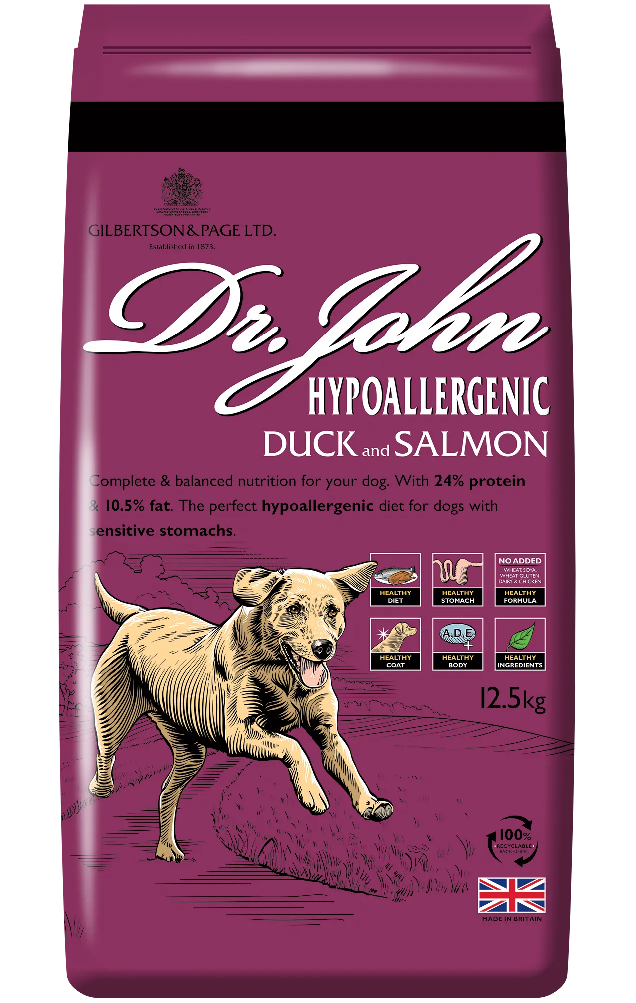 Dr John Hypoallergenic Duck & Salmon Dog Food