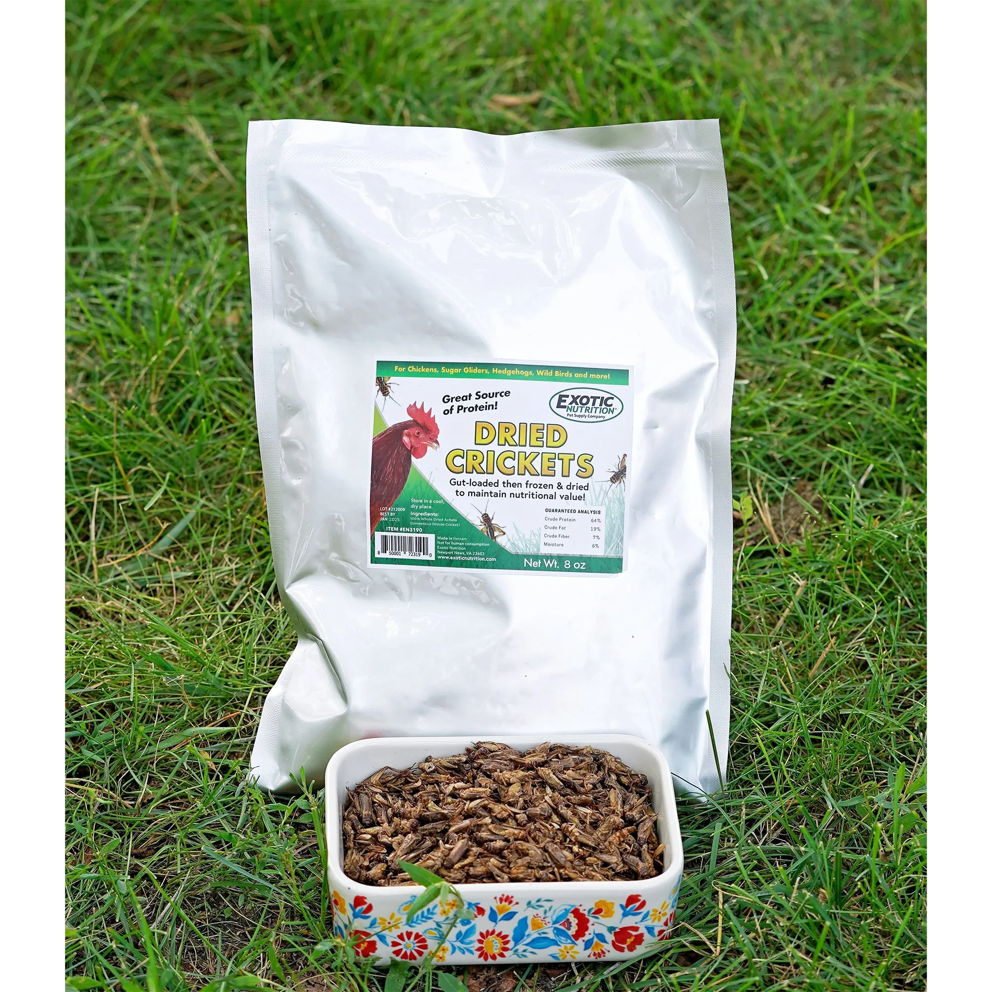 Dried Crickets 8 oz.