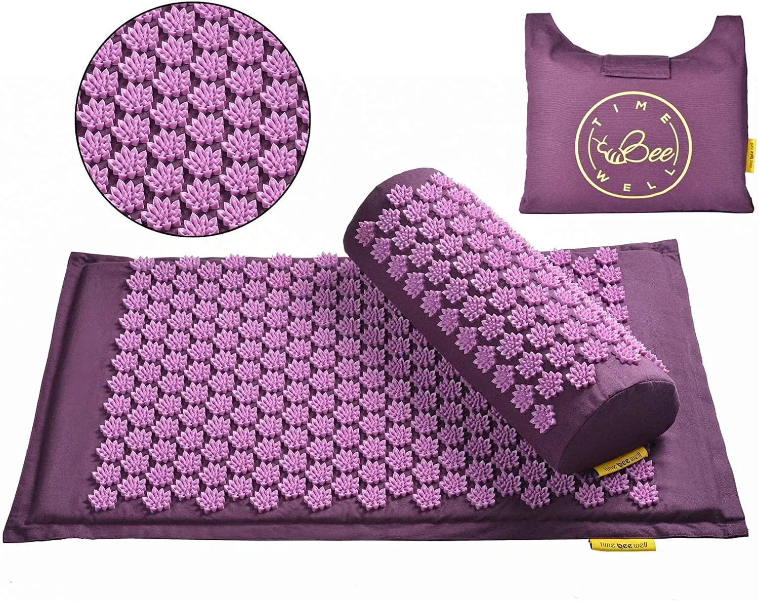 Eco-Friendly Acupressure Mat and Pillow Set