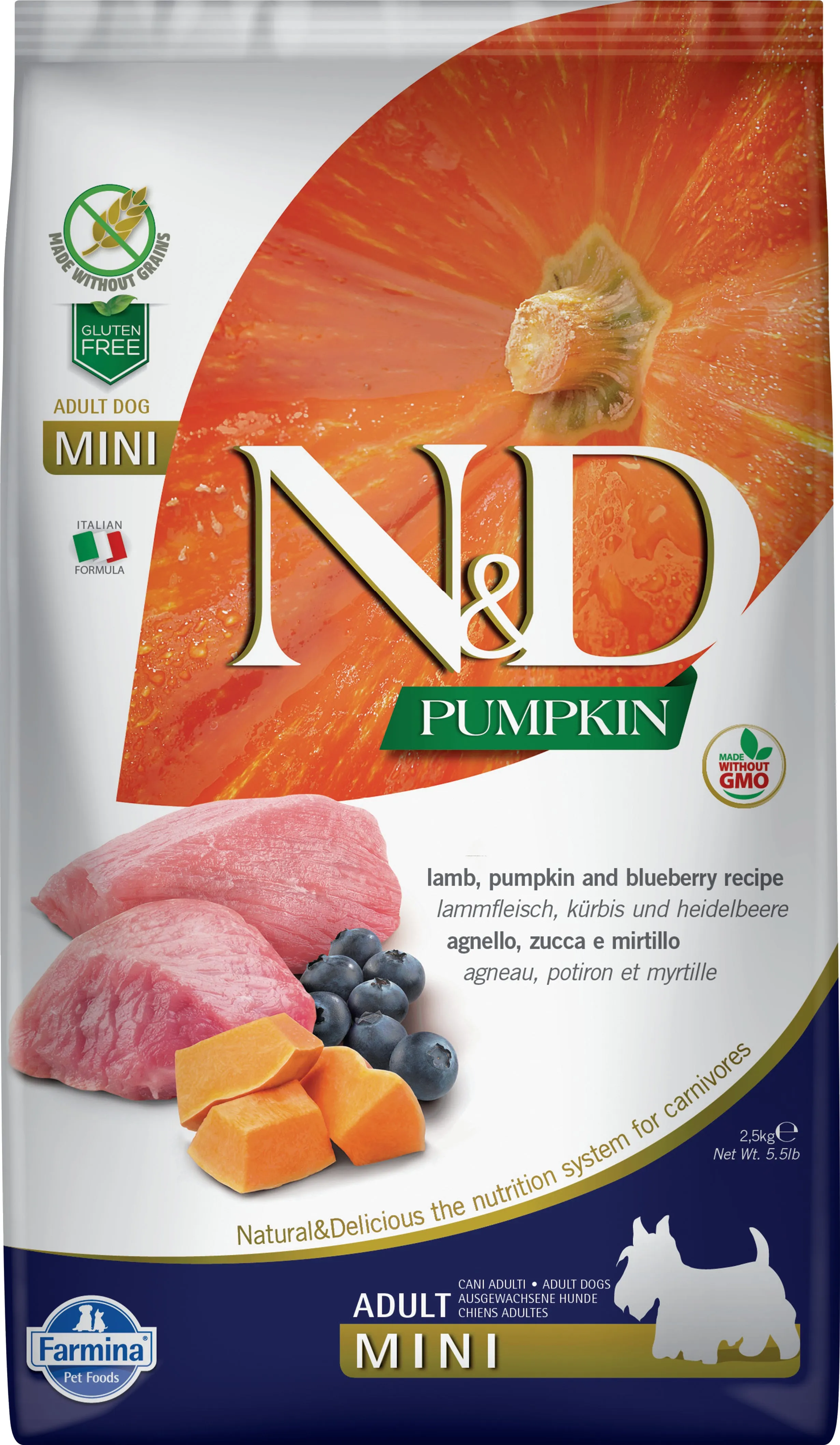 Farmina Pumpkin Lamb & Blueberry Adult Mini