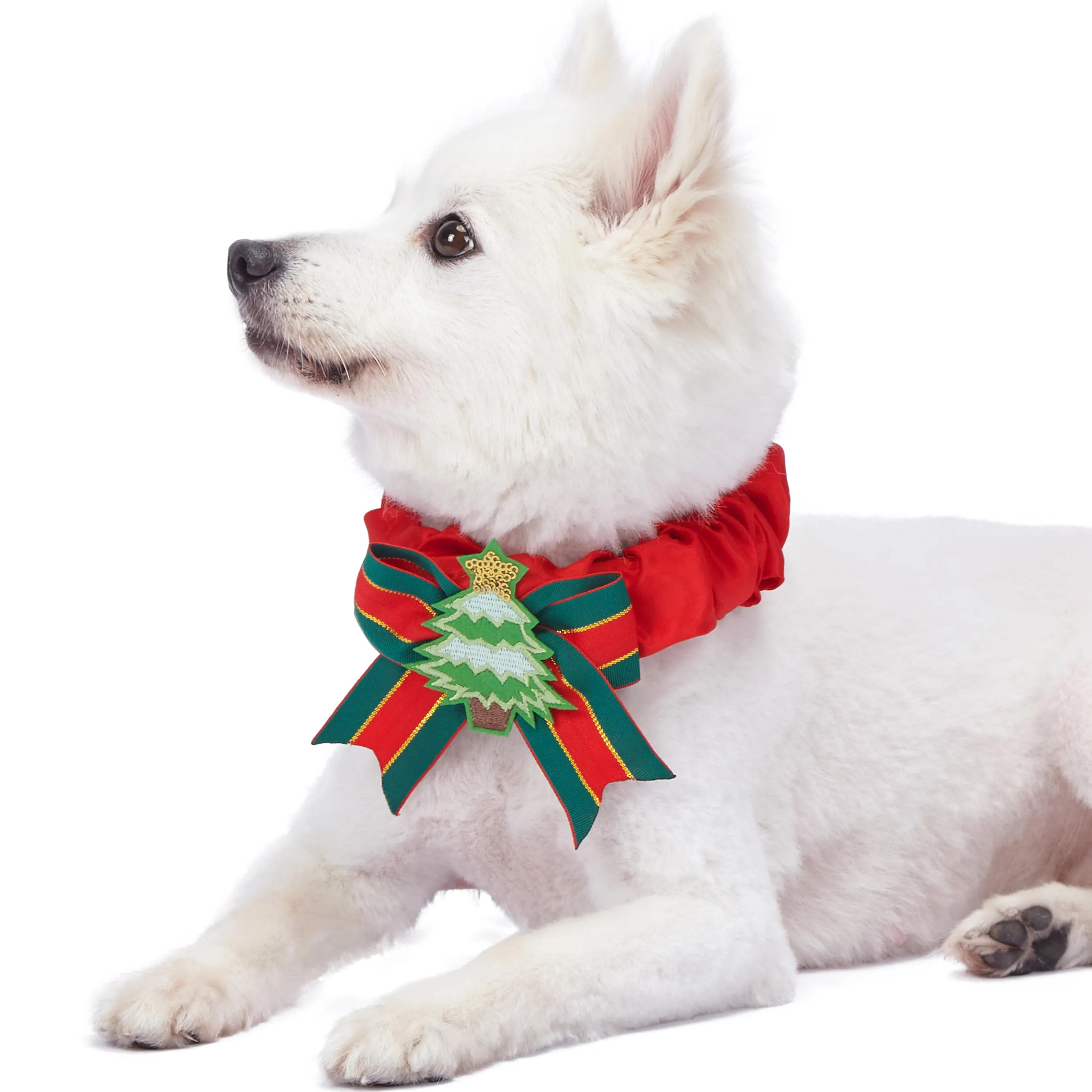 Festival Fever Christmas Dog Collar Cover