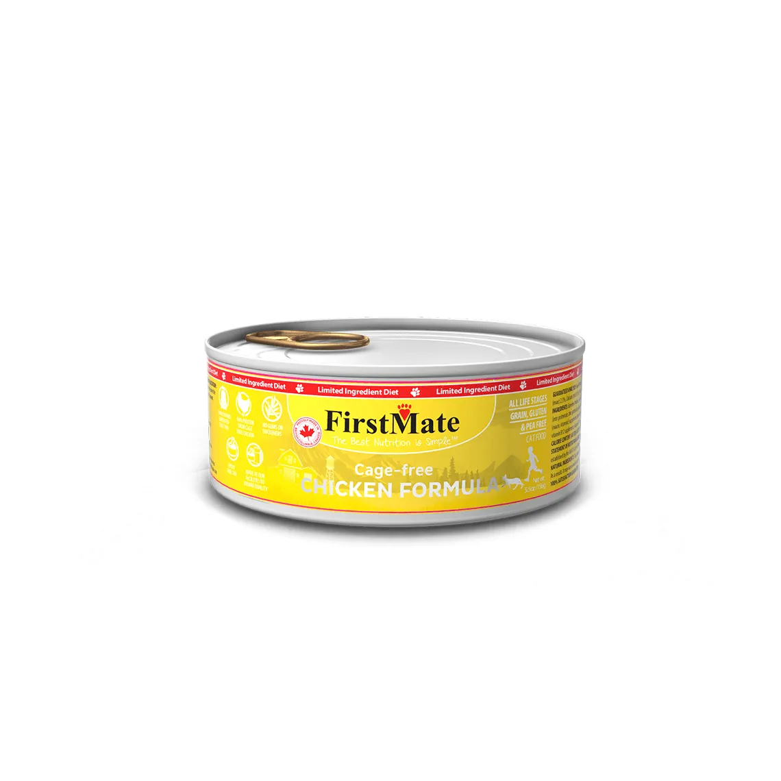 FirstMate High Protein Grain-Free Canned Wet Cat Food