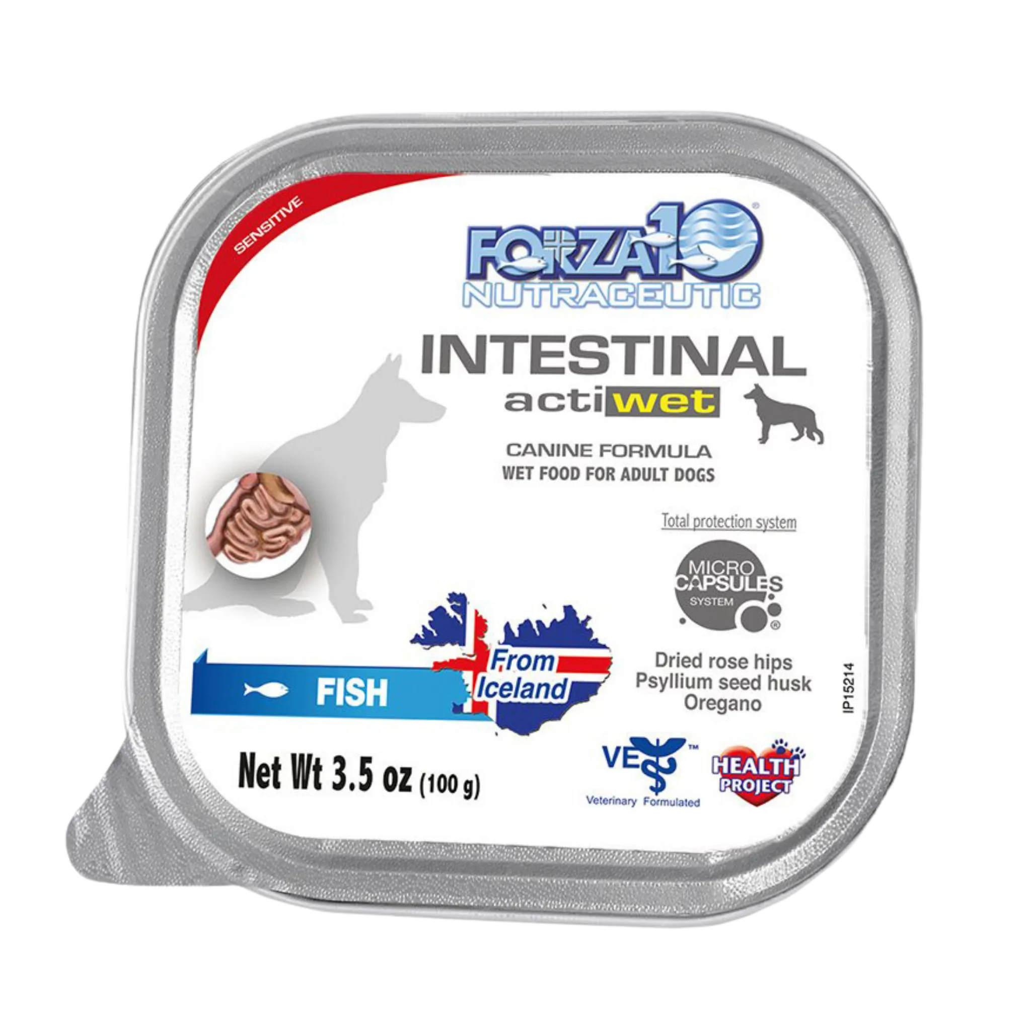 Forza10 Nutraceutic ActiWet Intestinal Fish Recipe Wet Dog Food 3.5 oz