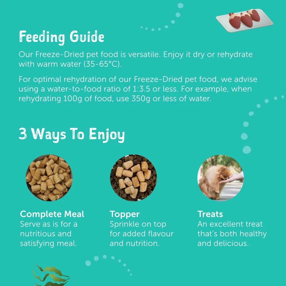 FREE SAMPLE (1 per order): Loveabowl Freeze-A-Bowl Grain-Free Freeze-Dried Raw Dog Food (Random Flavour)