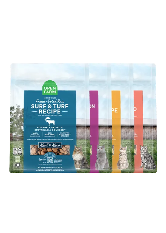 Freeze Dried Raw Variety Pack for Cats