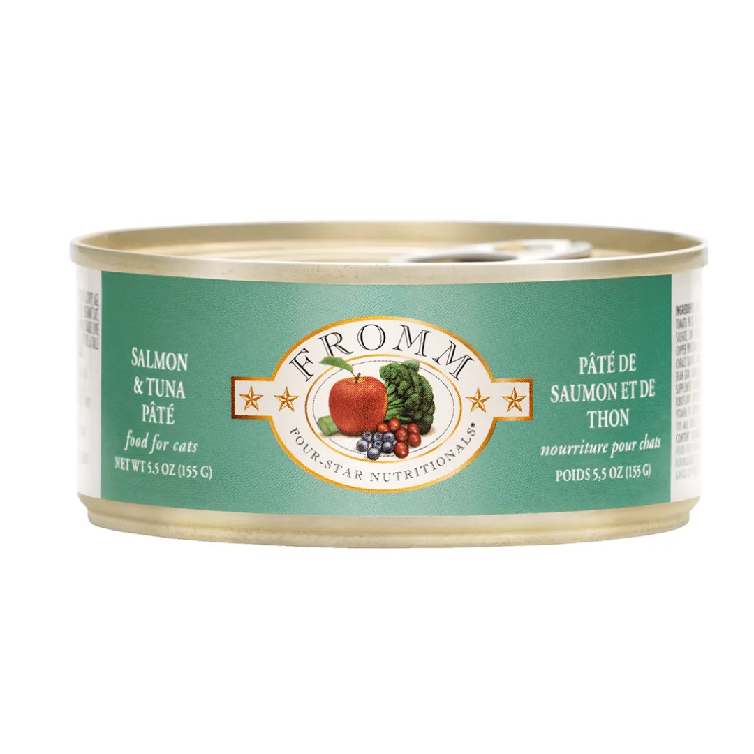 Fromm 4 Star Grain Free Salmon & Tuna Pate Canned Cat Food