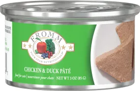 Fromm Four-Star Grain Free Chicken & Duck Pate for Cats