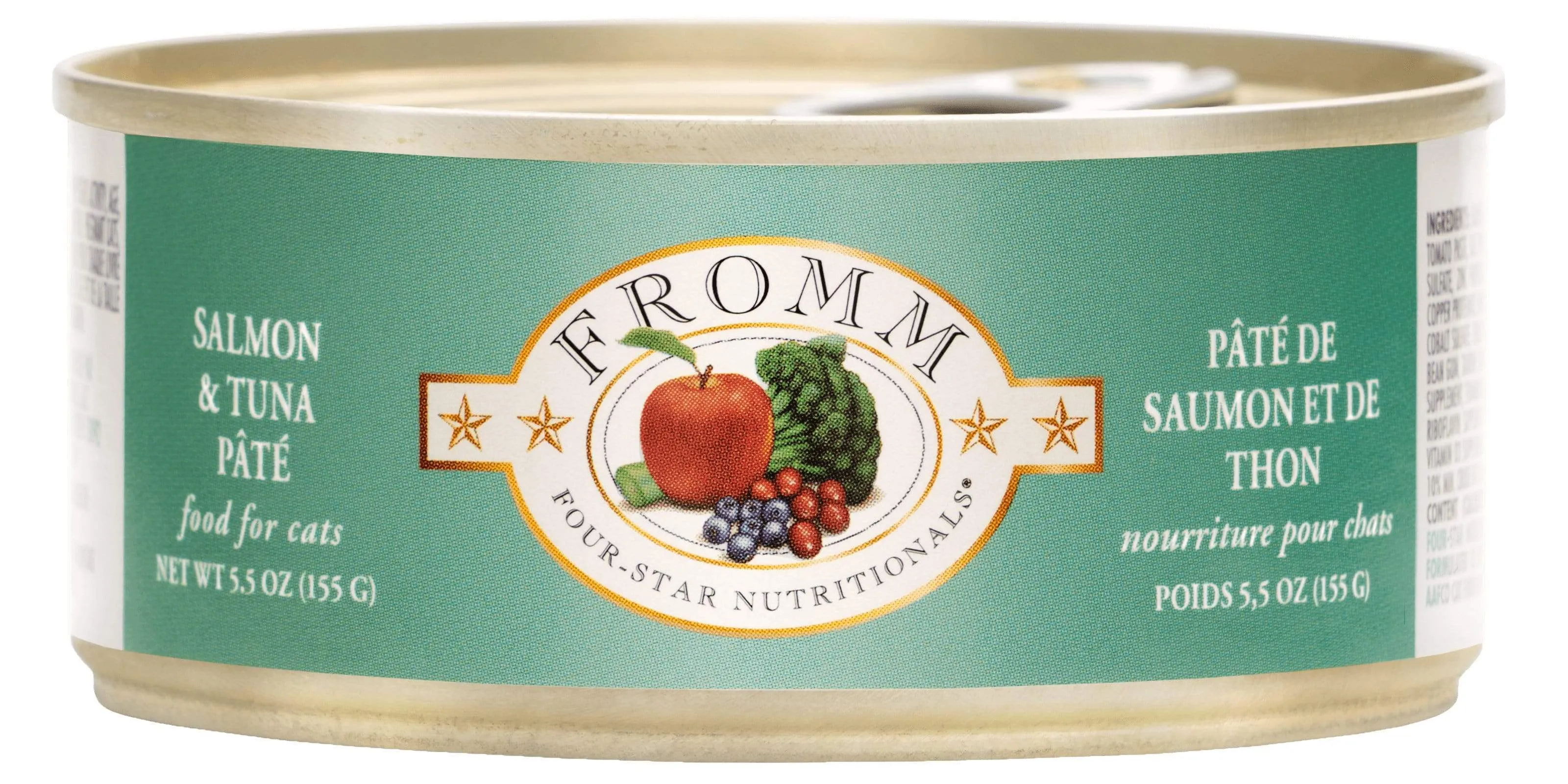 Fromm Four-Star Grain Free Salmon & Tuna Pate Canned Cat Food