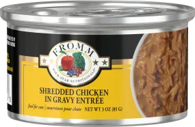 Fromm Four Star Grain Free Shredded Chicken in Gravy Canned Cat Food