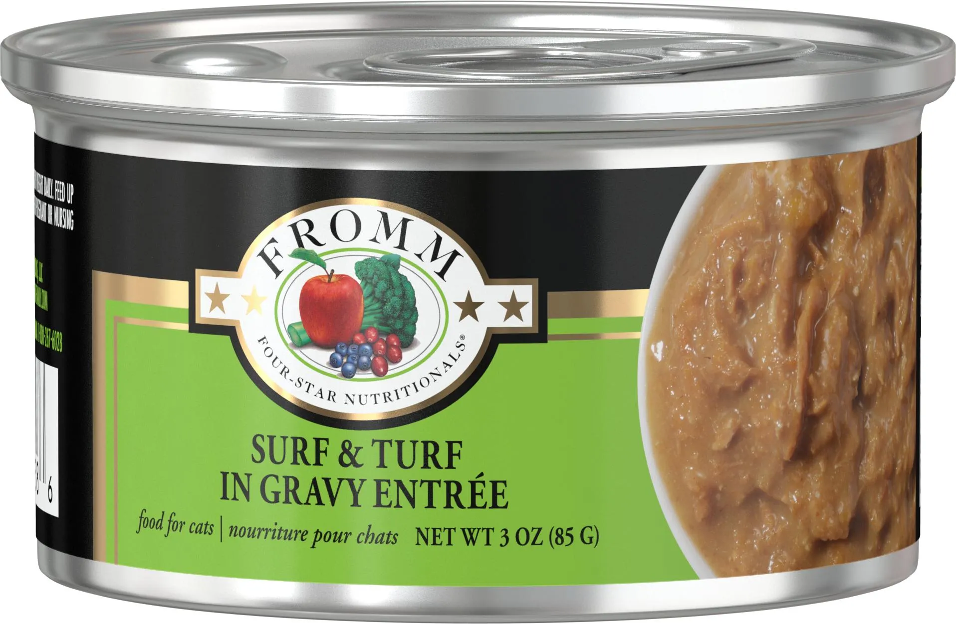 Fromm Four Star Grain Free Shredded Surf & Turf in Gravy Canned Cat Food