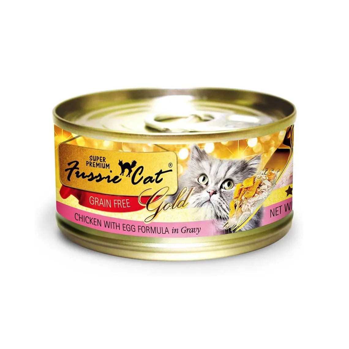 Fussie Cat Gold Label Grain Free Shredded Canned Cat Food