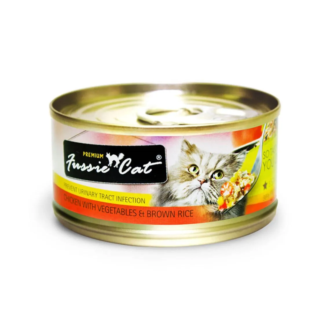 Fussie Cat Gold Label Grain Free Shredded Canned Cat Food