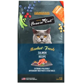 Fussie Cat Market Fresh Salmon Recipe Grain-Free Dry Cat Food