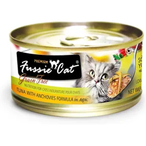 Fussie Cat Premium Tuna with Anchovies Canned Cat Food