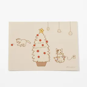 Greeting Card Christmas by POTTERING CAT