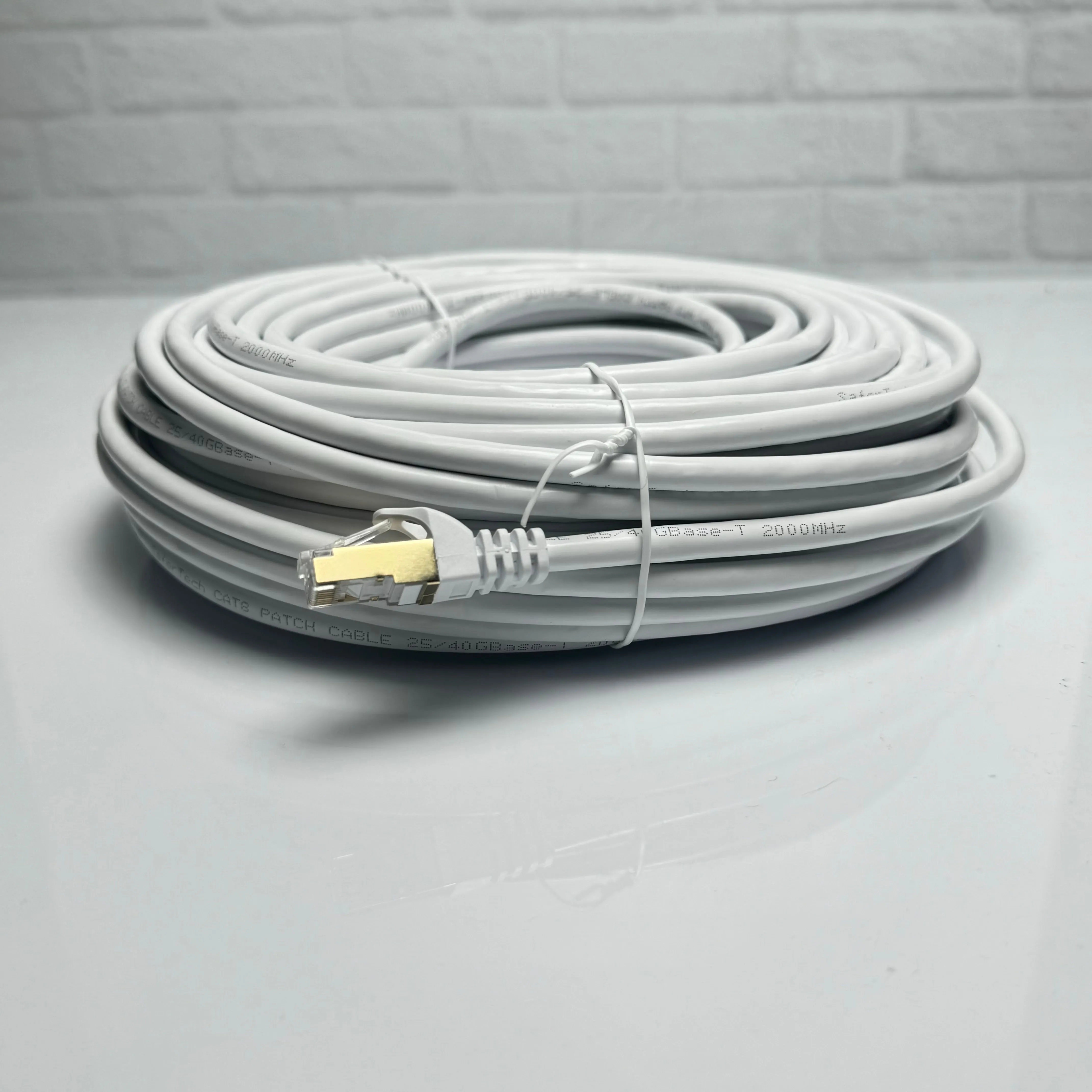 Hard Wire Shielded CAT 8 Ethernet Cables For Best EMF Protection Available--EMF FREE-NO RADIATION!