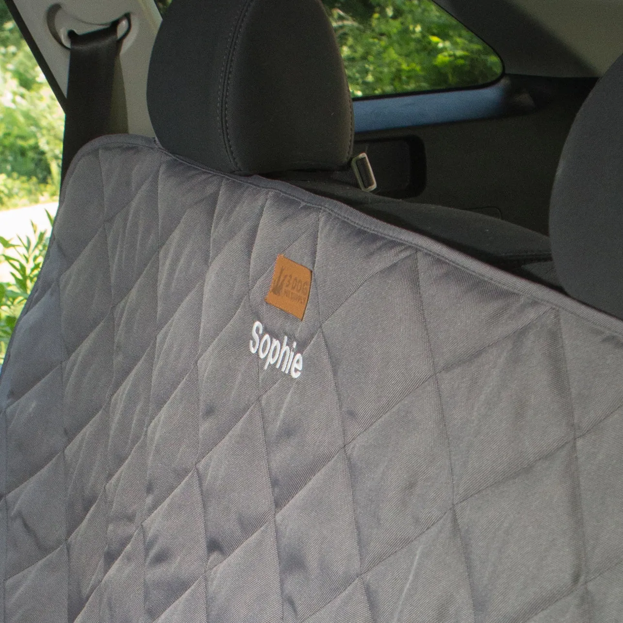 Headrest Back Seat Protector- Gray