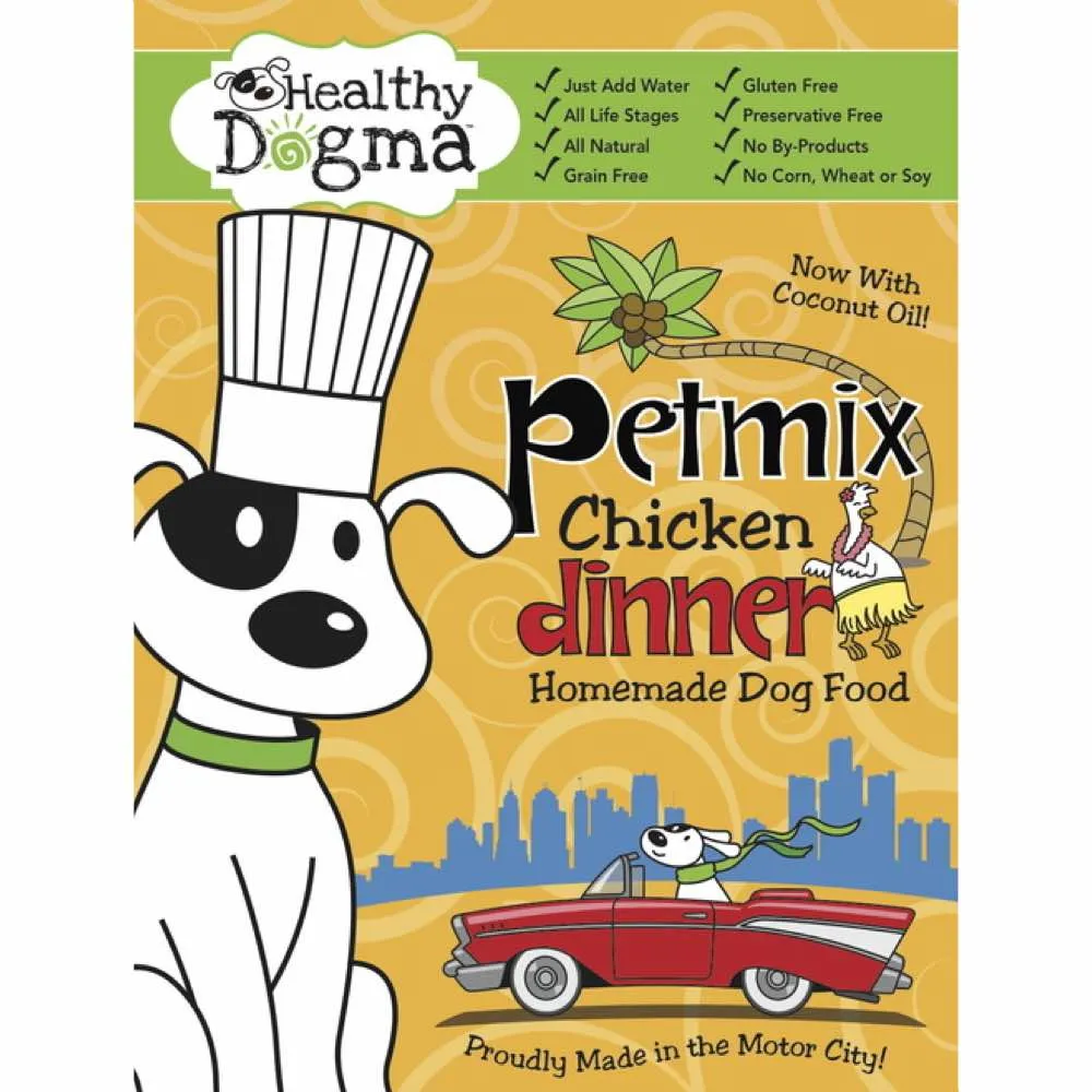 Healthy Dogma Petmix Chicken Dinner Dehydrated Dog Food