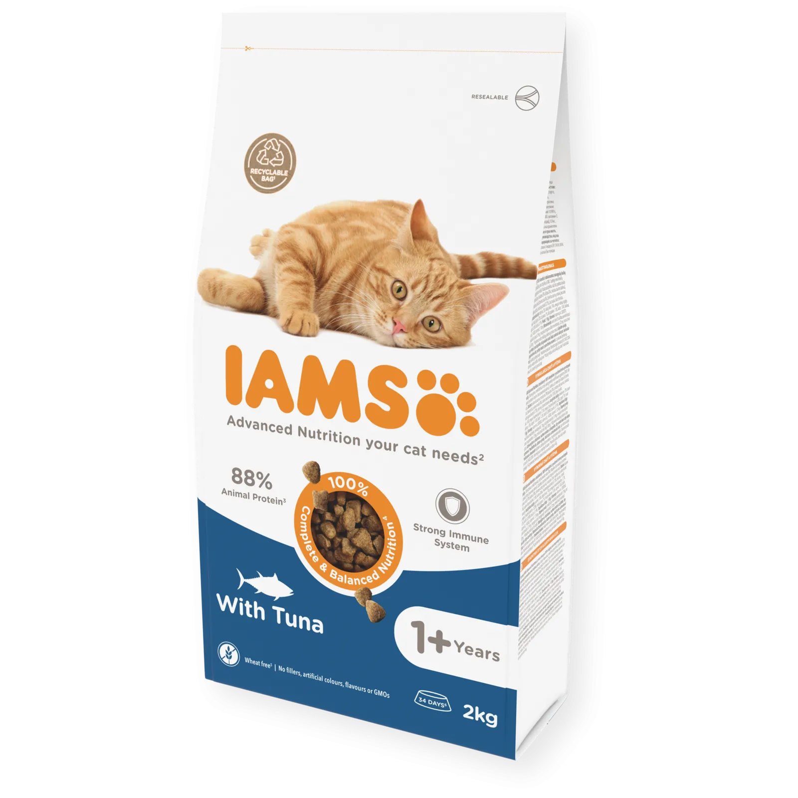 IAMS Advanced Nutrition Dry Food Adult Tuna 2kg