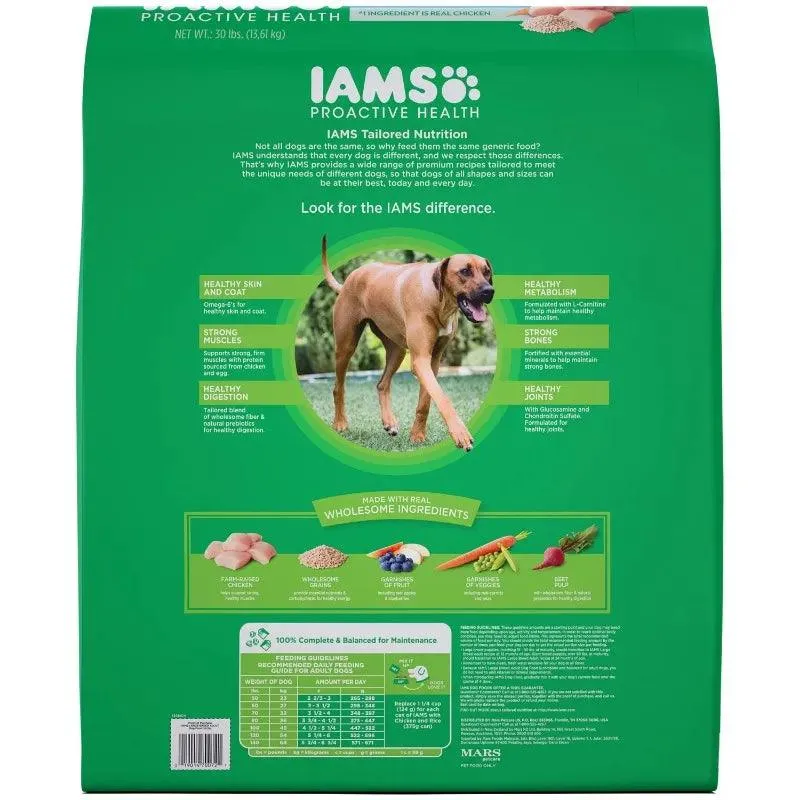 IAMS Large Breed Dog Food 30 lb Bag