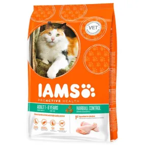 Iams ProActive Health Hairball Control Adult Roast Chicken Dry Cat Food