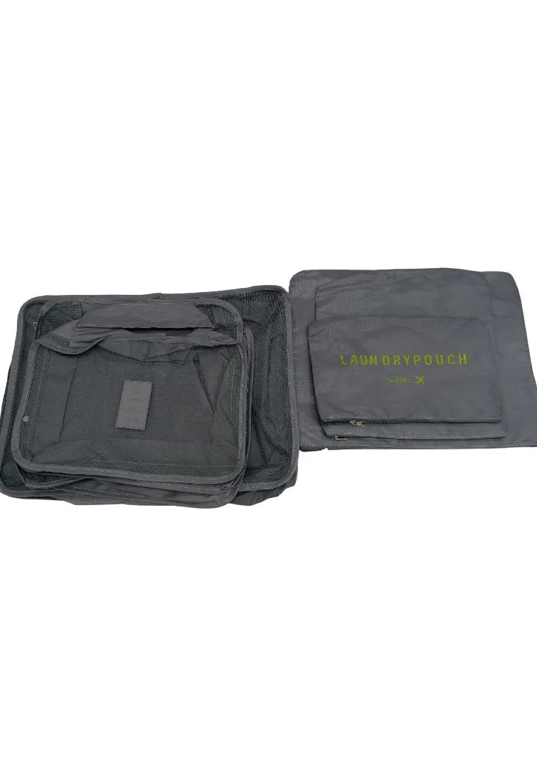 Landmark 6piece Travel Organizer Nylon with Mesh