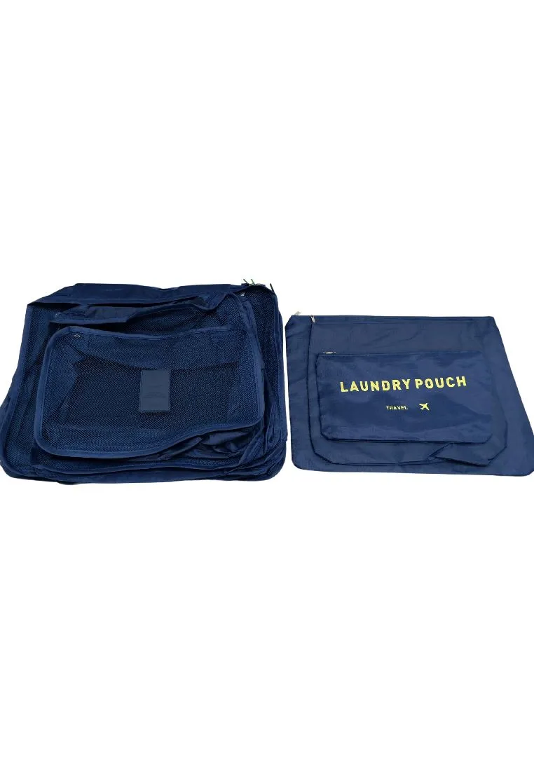 Landmark 6piece Travel Organizer Nylon with Mesh