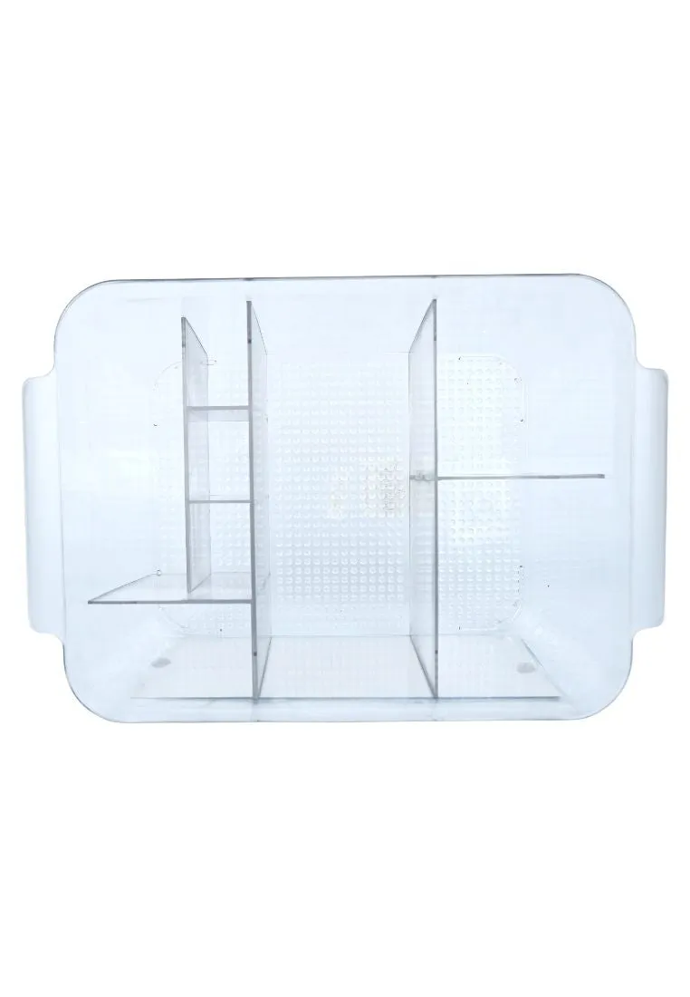 Landmark Multi-purpose Bin With Dividers - Clear