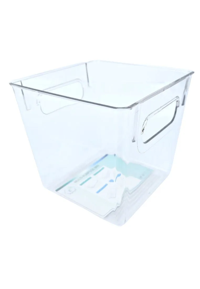 Landmark Multi-purpose Bin With Handle - Clear