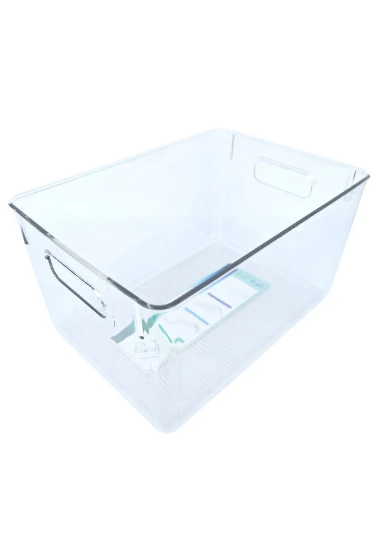 Landmark Multi-purpose Bin With Handle - Clear